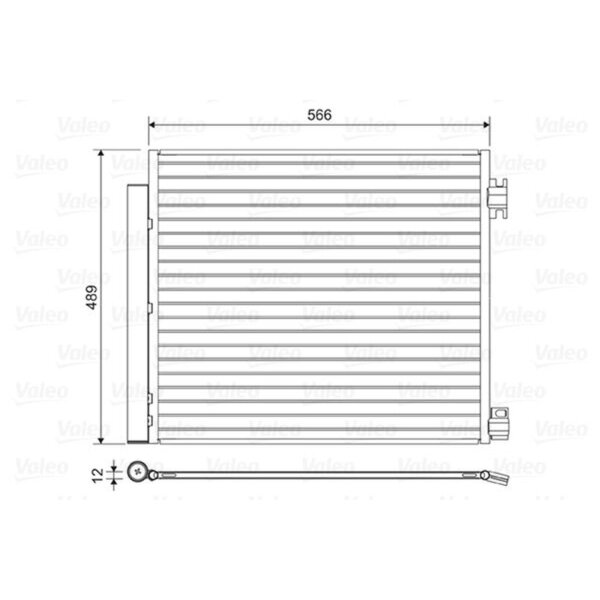 VALEO 822559 Kondensator, Klimaanlage