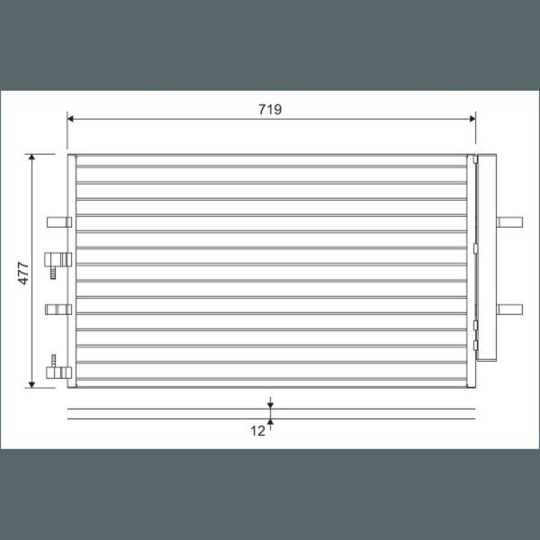 VALEO 822590 Kondensator, Klimaanlage