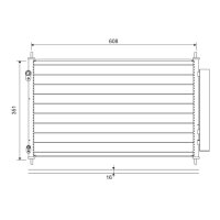 VALEO 822595 Kondensator, Klimaanlage