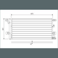 VALEO 822596 Kondensator, Klimaanlage