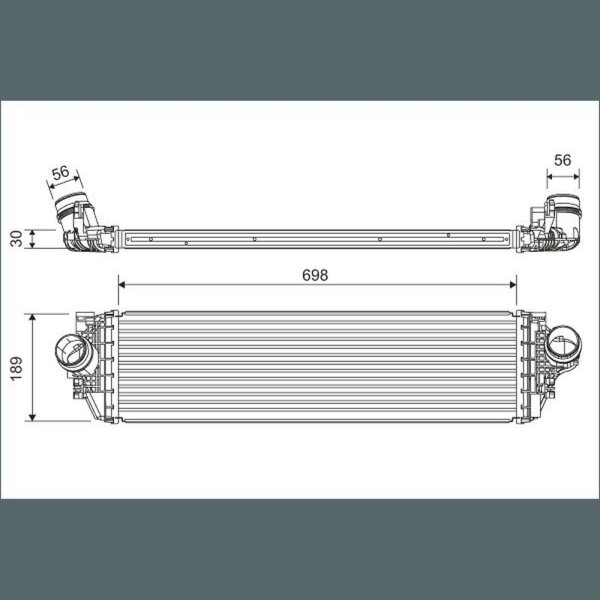 VALEO 822929 Ladeluftkühler