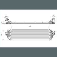 VALEO 822929 Ladeluftkühler
