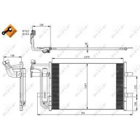 NRF 350039 Kondensator, Klimaanlage