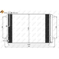 NRF 350059 Kondensator, Klimaanlage