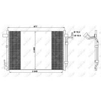 NRF 350094 Kondensator, Klimaanlage