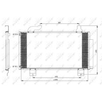 NRF 350097 Kondensator, Klimaanlage
