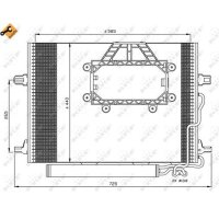 NRF 350211 Kondensator, Klimaanlage
