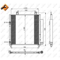 NRF 350221 Kondensator, Klimaanlage