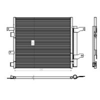 NRF 350388 Kondensator, Klimaanlage
