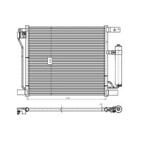 NRF 350422 Kondensator, Klimaanlage