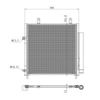 NRF 350451 Kondensator, Klimaanlage
