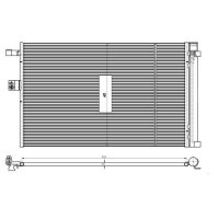 NRF 350462 Kondensator, Klimaanlage