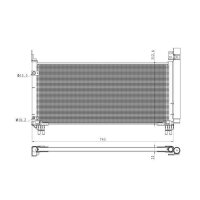 NRF 350466 Kondensator, Klimaanlage