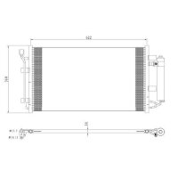 NRF 350493 Kondensator, Klimaanlage