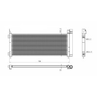 NRF 350495 Kondensator, Klimaanlage
