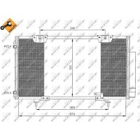 NRF 35337 Kondensator, Klimaanlage