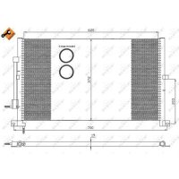 NRF 35365 Kondensator, Klimaanlage