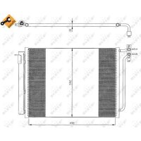 NRF 35406 Kondensator, Klimaanlage