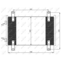 NRF 35501 Kondensator, Klimaanlage