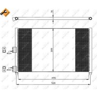 NRF 35502 Kondensator, Klimaanlage