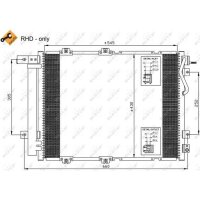 NRF 35519 Kondensator, Klimaanlage