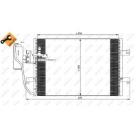 NRF 35527 Kondensator, Klimaanlage