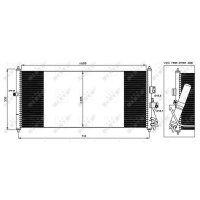 NRF 35563 Kondensator, Klimaanlage