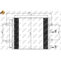 NRF 35604 Kondensator, Klimaanlage