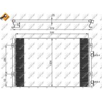 NRF 35608 Kondensator, Klimaanlage