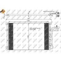 NRF 35616 Kondensator, Klimaanlage