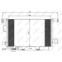 NRF 35623 Kondensator, Klimaanlage