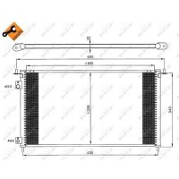 NRF 35636 Kondensator, Klimaanlage