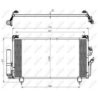 NRF 35755 Kondensator, Klimaanlage