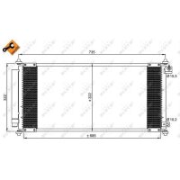 NRF 35791 Kondensator, Klimaanlage