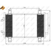 NRF 35840 Kondensator, Klimaanlage