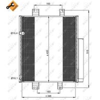 NRF 35853 Kondensator, Klimaanlage