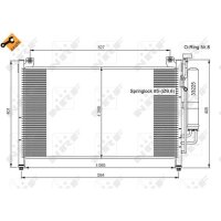 NRF 35870 Kondensator, Klimaanlage