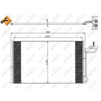 NRF 35882 Kondensator, Klimaanlage