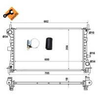 NRF 509615 Kühler, Motorkühlung
