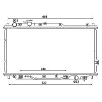NRF 53033 Kühler, Motorkühlung