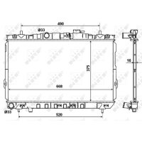 NRF 53471 Kühler, Motorkühlung
