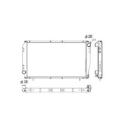 NRF 53528 Kühler, Motorkühlung