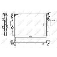 NRF 53614A Kühler, Motorkühlung