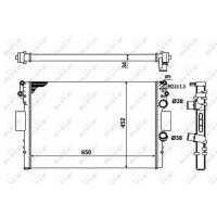 NRF 53623A Kühler, Motorkühlung