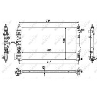 NRF 53774 Kühler, Motorkühlung