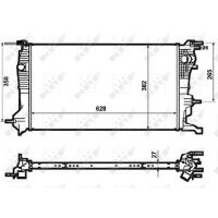 NRF 53963 Kühler, Motorkühlung