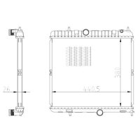 NRF 550021 Kühler, Motorkühlung