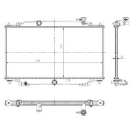 NRF 550024 Kühler, Motorkühlung