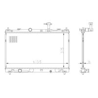 NRF 550031 Kühler, Motorkühlung