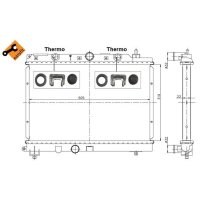 NRF 55305 Kühler, Motorkühlung